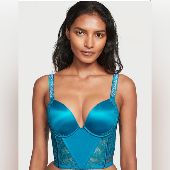 Victoria’s Secret VERY SEXY
Shine Strap Lace Push-Up Corset Top -NEW - Picture 4 of 5